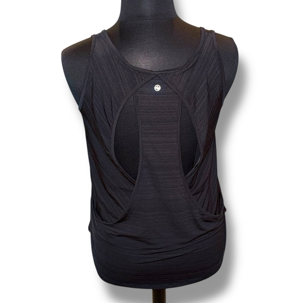 EDDIE BAUER Women's Trail Light Draped-Back Tank Top - XL Black - Picture 6 of 15